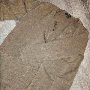 J Crew Juliette collarless sweater-blazer
Linen Blend Size XS NWOT